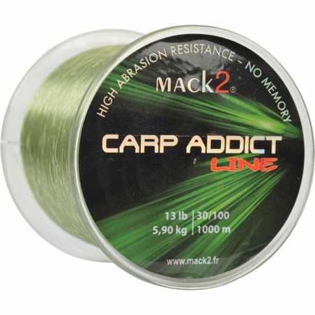 Fir Monofilament 1000m Mack2 Carp Addict Verde