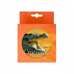 Nylon-fir monofilament 300 m Aqua Crocodile Fluo-Carp , galben fluo