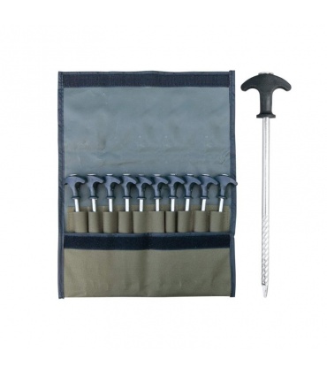 Set 10 Cuie pentru cort "Standard" Baracuda Lungime 21cm