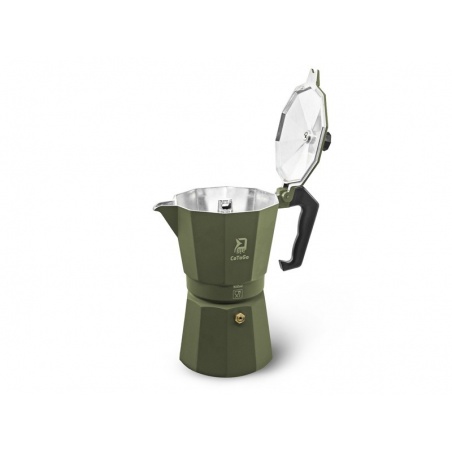 Cafetieră 300 ml Delphin CoToGo Verde pentru camping drumetii pescuit