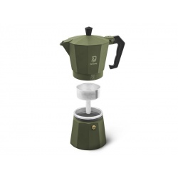 Cafetieră 300 ml Delphin CoToGo Verde pentru camping drumetii pescuit