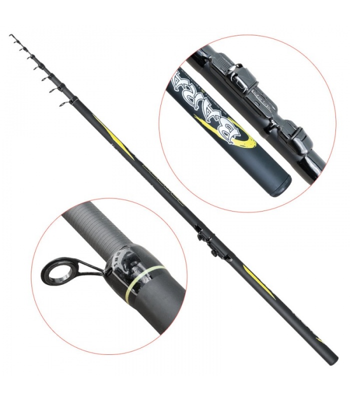 Lanseta  Combat Carbon Baracuda Pescuit Marin Match