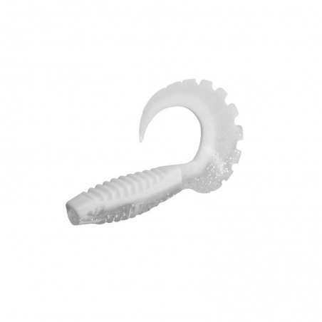 Naluca soft/twister Delphin TWISTA UVs 10 cm, 5 buc/set, culoare YETI