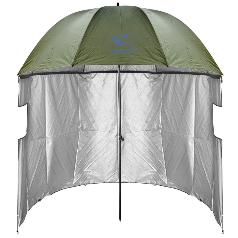 Shelter/Umbrela Baracuda U3-HUV cu pereti laterali , diametru 200 cm, protectie UV UPF50+, cuie ancorare, husa transport