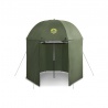 Umbrelă-shelter diametru 250 cm cu perete lateral Delphin Thunder Fullwall, husa transport, cuie si corzi fixare