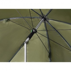 Umbrelă shelter cu perete lateral Delphin CLASSA, diametru 250 cm, husa transport, cuie fixare