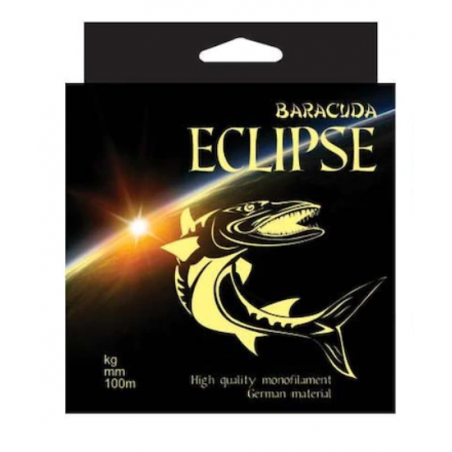 Nylon 100m monofilament Eclipse (alb transparent)