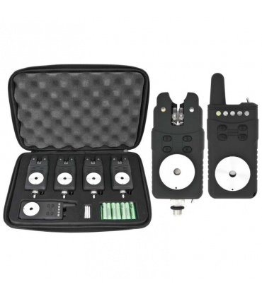 Set RF698 4 avertizoare wireless + receptor Set averizoare pentru crap