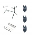 Set RP1 pentru 3 Lansete Rodpod+Avertizori+Swingere